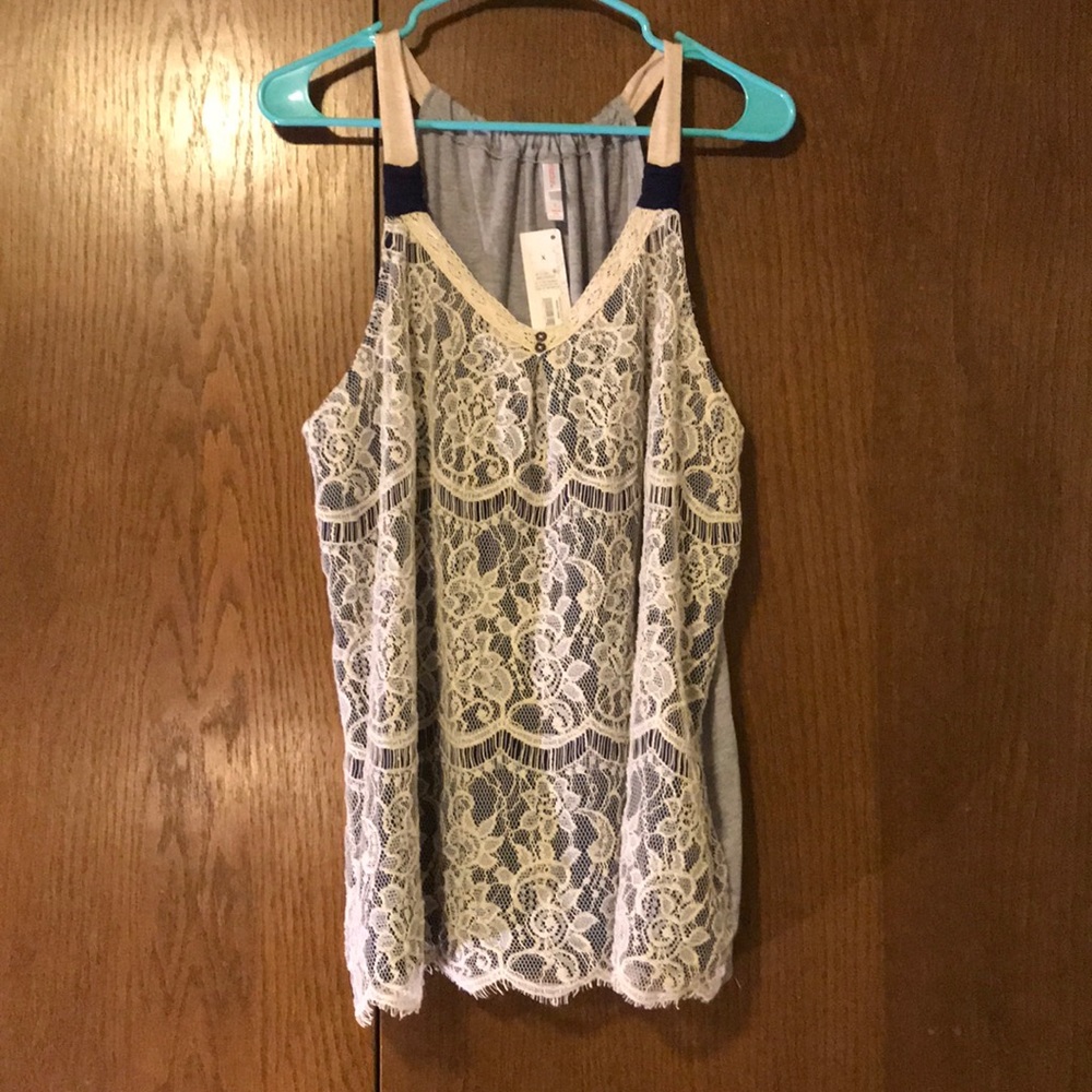Lace tank